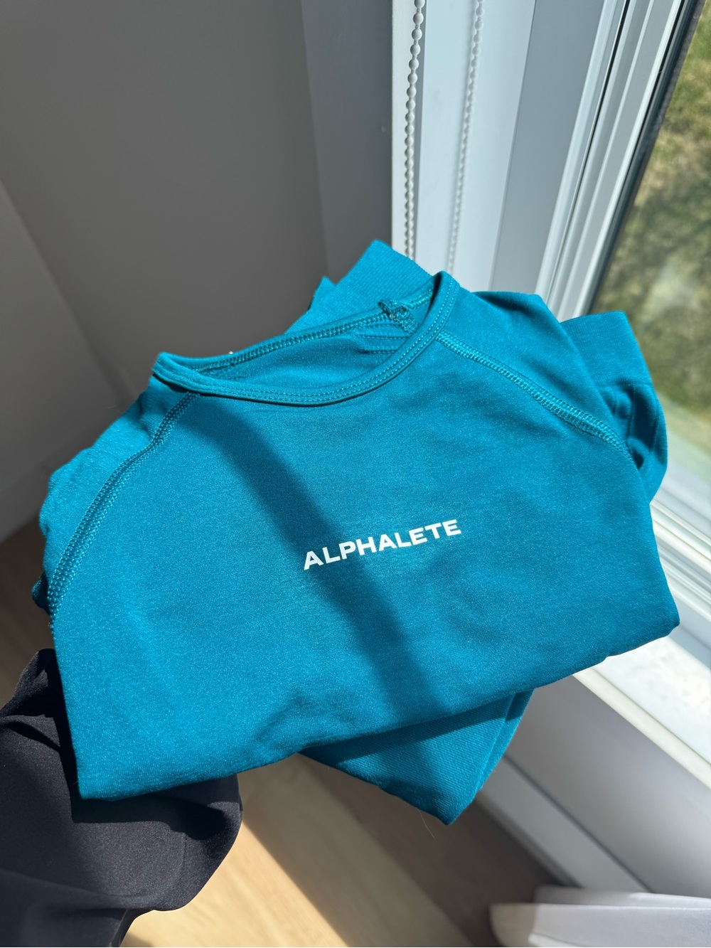 Alphalete Amplify leggings and SS crop t-shirt set